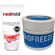 Redroid Rahatlatıcı Bakım Kremi 50 ml +Biofreeze Cream 150 ml Rahatlatıcı Etki