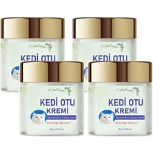 Kedi Otu Kremi 50 ml 4 Adet Kafur Ağacı Yağı Içerikli Rahatlatıcı Krem