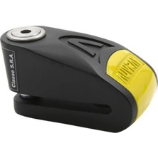 Auvray B-Lock Alarmlı Motosiklet Disk Kilidi 14MM 120 Db Siyah Sarı