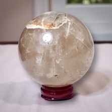 Doğaltaş Dumanlı Kuvars Küre