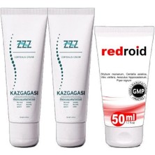 Kaz Gagası Kremi 2X100 ml Rahatlatıcı + Redroid Rahatlatıcı  Krem 1X50 ml