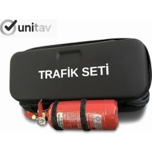 Unitav Siyah Eva Çantalı Trafik ve ilk Yardım Seti