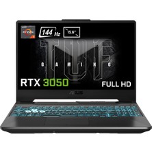 Asus Tuf Gaming A15 FA506NCG-HN206 Fr7 Gaming Amd Ryzen 7-7445HS 64 GB 1 Tb Rtx 3050 4gb 15.6" Fhd 144Hz IPS Windows 11 Pro Gaming Laptop
