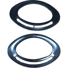 Bucuks Çanta Sapı Oval Siyah 18 cm