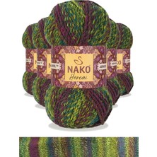 Maarketim 5 Adet Hercai li Hırka Kazak Atkı Bere El Örgü İpi Yünü