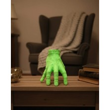 Teknodayım 3D Dekoratif Yeşil El Obje 27X22 cm Sanatsal ve Iddialı Aksesuar