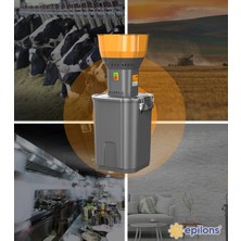 SHC4200 55L 1300 W Profesyonel Tahıl Yem Öğütücü – 9 Paslanmaz Elek Hediyeli