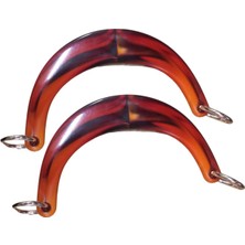 Bucuks Çanta Sapı Ay Model Kahverengi 17 cm