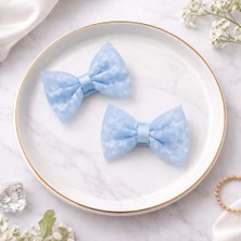 Gigi Giyim Çiçek Detaylı Mini Kurdele Desenli Pens Toka