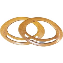 Bucuks Çanta Sapı Oval Açık Kahverengi 18 cm