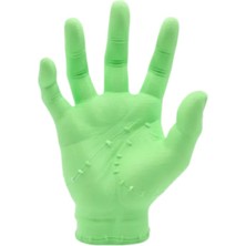 Machnera 3D Yeşil El Tasarım Dekor 27X22 cm Büyük Boy Şık Obje