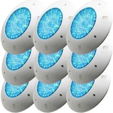 Ayder Timya 18 Watt Smd Led Turkuaz Sıva Üstü Havuz Lambası 9 Adet T.e.m.