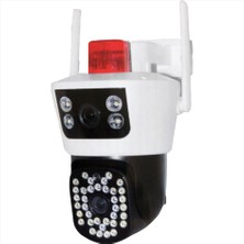 Şitay Sas STY-WBP346 6mp 2.8mm Çift Kamera 40 LED Wıfı White Ptz