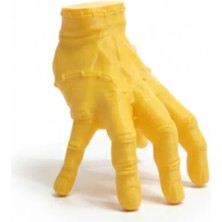 Teknodayım 3D Dekoratif Sarı El Obje 17X16 cm Şık ve Dikkat Çekici Tasarım