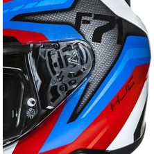 Hjc F71 Kapalı Kask Fes MC21 XL Tam Yüz Kompozit Fiberglas Malzeme ile Güvenli Uyum
