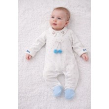 My Baby Kumsal CAYZEN Erkek Bebek Şapkalı Tulum 2li Set 3 - 6 ay 1097