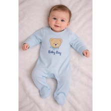 My Baby Kumsal CAYZEN Erkek Bebek Şapkalı Tulum 2li Set 0 - 3 ay 1097