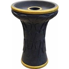 Puffstore Siyah Gold Kil Seramik Nargile Lülesi