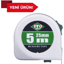 Alse İTO çok kaliteli şaşmaz kırılmaz 25 mm genişlik el kesmeyen 5 metre şerit metre