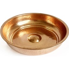 Feyza Design El Dövme Kurnacı Hamam Tası 20CM Kırmızı Turna, Şık ve Dayanıklı Ürün