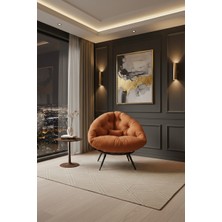 AVYNA Arvıon™ Exclusive Lounge Tekli Koltuk Berjer Tv & Dinlenme Koltuğu | Yastıklı & Minderli - Turuncu