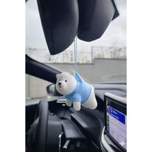 etkrtl Sevimli Ayıcık Araba Dikiz Ayna Süsü Bebe Mavisi