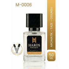 HAROS PARFUMEUR M-0006 Erkek Parfümü Edp 50 ml | Ferah – Odunsu – Modern Koku