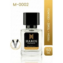 Kalıcı Fresh Erkek Parfüm Edp 50 ml – Temiz, Odunsu ve Maskülen Koku | Haros Parfumeur