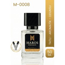 HAROS PARFUMEUR M-0008 Kalıcı Erkek Parfüm Edp 50 ml | Tatlı – Ferah – Çekici Koku