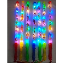 abnturk 46 cm 1 Adet Pilli 3 Kademeli Işıklı Renkli Eğlenceli Kılıç Çocuk Oyuncağı