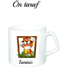 Kreax Kişiye Özel Kaplan Kupa Bardak