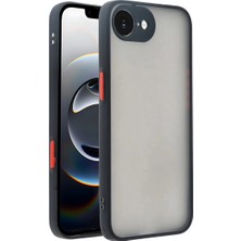 Epilons Iphone 16E Kılıf Montreal Silikon Kapak - Siyah