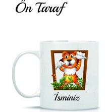 Kreax Kişiye Özel Kaplan Kupa Bardak