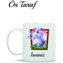 Kreax Kişiye Özel Fil Kupa Bardak