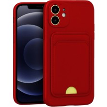 Epilons Iphone 11 Kılıf Kelvin Kartvizitli Silikon - Kırmızı