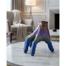 DS LLC Ieg ™ 3D Multicolor El Biblo 27X22 cm Sanatsal ve Dikkat Çekici Dekor DSLLCRS-IEGK34