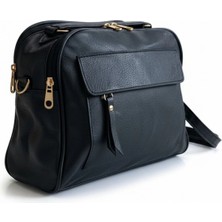 Glemix Massi Lacivert Kadın Orta Boy Omuz Çantası