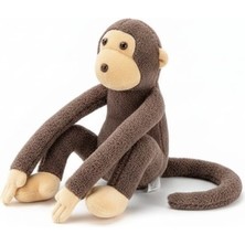 Peluş Maymun, Elleri Yapışabilen Uyku ve Oyun Arkadaşı, Sarılan Maymun, Cırtlı -70 cm