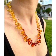 Doğaltaş Damla Kehribar Renk Geçişli (Sertifikalı Özel Seri)