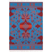 Alanui Explosion Of Nature Summer Pamuk Karışımlı, Italyan Tasarımı Battaniye