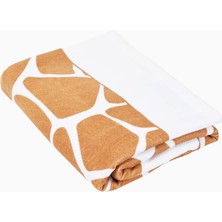 Valentino Giraffa Re-Edition Baskılı, %100 Pamuk Italyan Tasarımı Plaj Havlusu