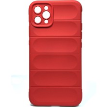 Ve Kırmızı iPhone 11 Pro Max ile Uyumlu Love Serisi Darbeye Dayanıklı Kamera Korumalı Silikon Kılıf