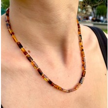 Doğaltaş Damla Kehribar Indirimli Kolye (Sertifikalı Özel Seri)