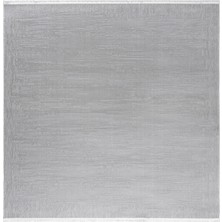 Oreyra Gri Elina Makine Dokuması Doğal Pamuk Taban Modern Salon Koridor Hol Oturma Çocuk Mutfak Halı Kilim Yolluk