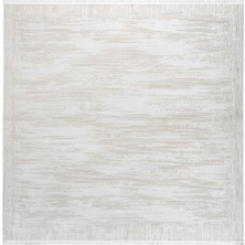 Oreyra Krem Bej Elina Makine Dokuması Doğal Pamuk Taban Modern Salon Koridor Hol Oturma Çocuk Mutfak Halı Kilim Yolluk