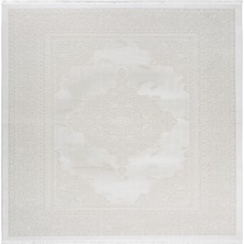 Oreyra Krem Bej Elina Makine Dokuması Doğal Pamuk Taban Modern Salon Koridor Hol Oturma Çocuk Mutfak Halı Kilim Yolluk