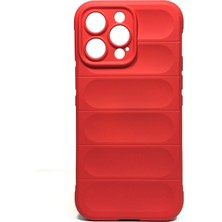 Ve Kırmızı iPhone 14 Pro Max ile Uyumlu Love Serisi Darbeye Dayanıklı Kamera Korumalı Silikon Kılıf