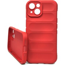 Ve Kırmızı iPhone 15 ile Uyumlu Love Serisi Darbeye Dayanıklı Kamera Korumalı Silikon Kılıf