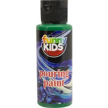 Funny Kids Yeşil 70 cc Pouring Paint Su Bazlı Sağlığa Zararsız Özel Formül
