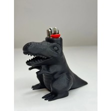 FunkyFlame T-Rex Dinozor Tasarımlı Hediyelik Çakmak – Koleksiyonluk Siyah Seri – Hediyelik Dekoratif Tasarım